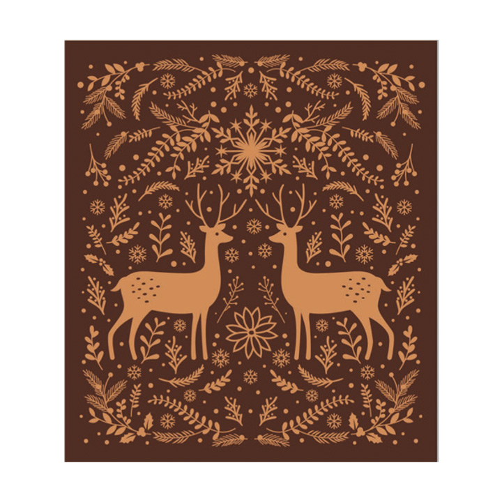 PCB アンブ・ドゥ・ビューシュ 冬景色 85×75mm 80個入り
