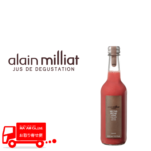 飲料/その他飲料/[ケース販売]アランミリア 葡萄畑のピーチネクター 330ml