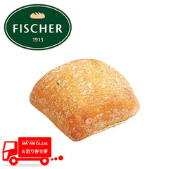 パン・洋菓子/半焼成冷凍パン/フィッシャー 半焼成冷凍パン チャバティーナ ブラックオリーブ 40g