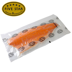 水産品/魚類(サーモン・鮭)/ファイブスター 生食用 トラウトサーモンフィレ トリムC(皮付き) 8-12サイズ