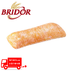 パン・洋菓子/半焼成冷凍パン/ブリドール 半焼成冷凍パン プレーン チャバタ 6858g(140g×約50個)