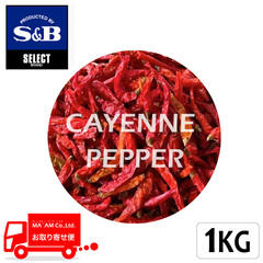 調味料・ソース/S&Bセレクトスパイス/[大容量]S&Bセレクト カイエンペッパー(ホール) 1kg