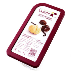 フルーツ加工品/フルーツピューレ(加糖)/ボワロン フルーツピューレ マロン & バニラ 1kg