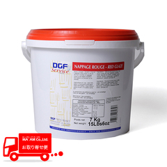 製菓材料/ナパージュ・グラサージュ/[大容量]DGFセルヴィス ナパージュ ルージュ(ストロベリー風味) 7kg