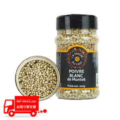 調味料・ソース/香辛料・スパイス/ラ・トゥーシュ・デュ・シェフ ポワブル ブラン ド ムントク/ムントク産ホワイトペッパー 200g