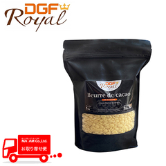 チョコレート/カカオマス・カカオバター/DGFロワイヤル カカオバター ドロップ 1kg