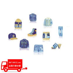 ノンフード(製菓器具)/フェーヴ(陶製の小さな人形)/[2025年度]プリム 陶器のミニチュア フェーブ ブルージーンズ 100個入り