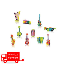 ノンフード(製菓器具)/フェーヴ(陶製の小さな人形)/[2025年度]プリム 陶器のミニチュア フェーブ インストゥルメンタル・ハーモニー 100個入り