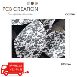 チョコレート/転写シート/PCB 転写シート マルブラージュ 白 400×250ｍm 25枚入り