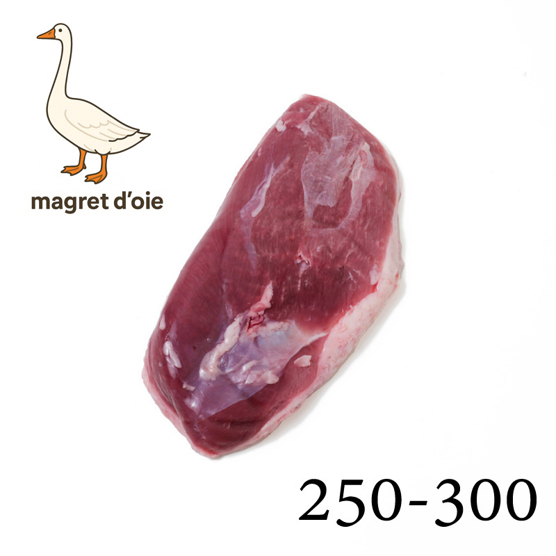 畜肉類/冷凍家禽類(鴨)/ハンガリー産 マグレ ド オア(フォアグラを擁いたガチョウの胸肉) 250-300サイズ 1枚入り