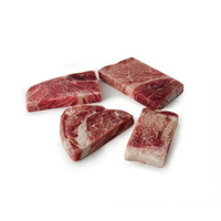 牛脂注入ビーフ やわらか牛ロース ビュッフェポーション(12〜15mm厚不揃いポーション) 1kg [727004]