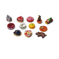 [2027年度]プリム 陶器のミニチュア フェーブ お菓子の1年 ツヤありタイプ 100個入り [902812]