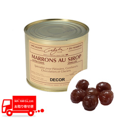 製菓材料/栗・マロン/ファコール マロンインシロップ デコール 3kg