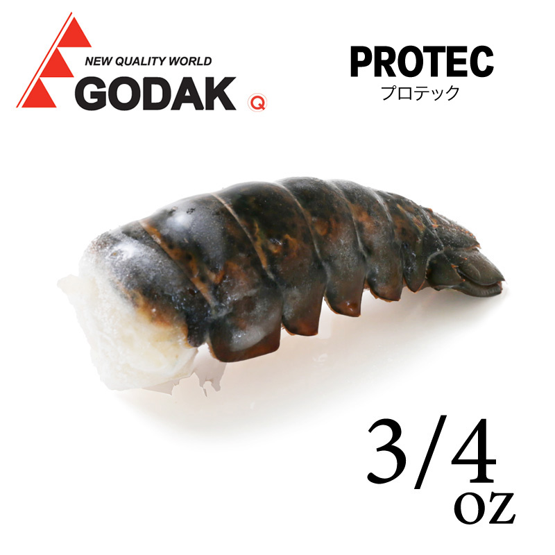 水産品/オマール海老(その他)/プロテック(ノン・ハイプレッシャー) 生冷オマールテール(殻付) 3/4オンス