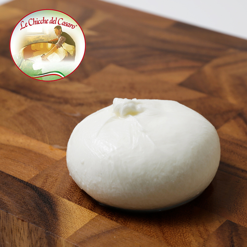 レ・キッケ・デル・カザーロ 100%プーリア原産牛乳 ブラッティーナ/ちいさいブラータ フローズン 1玉入り 125g レ・キッケ・デル・カザーロ 100%プーリア原産牛乳 ブラッティーナ/ちいさいブラータ フローズン 1玉入り 125g