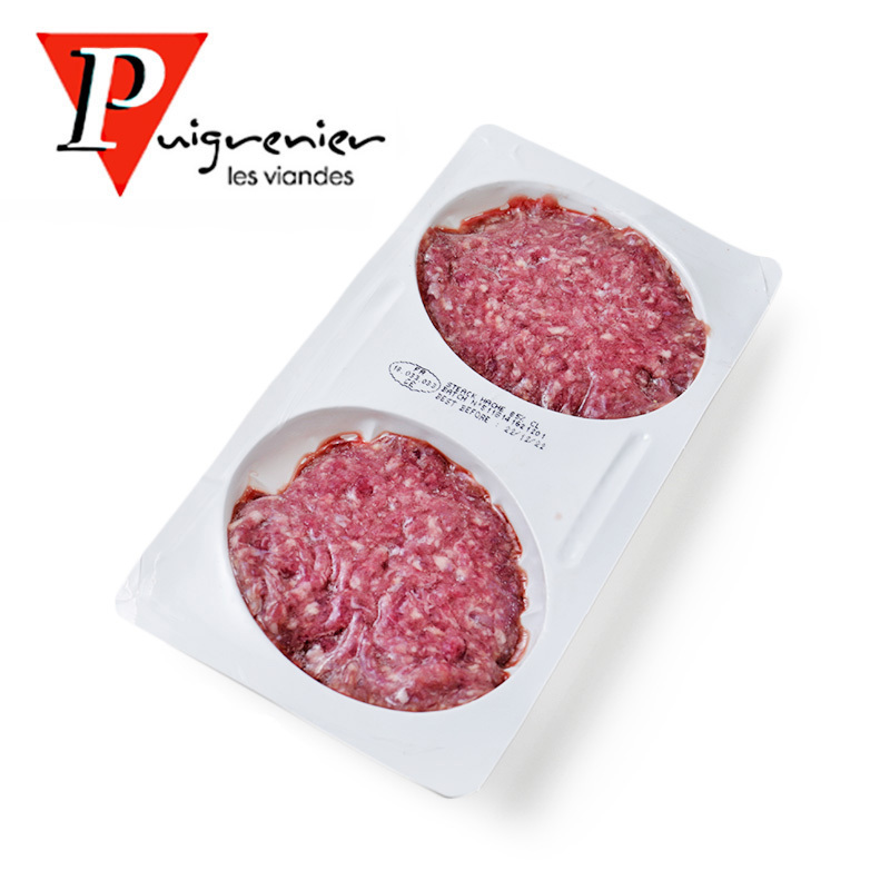 ピュイグルニエ シャロレー種ビーフ100 パテ ステークアッシェ 100g 2枚入り